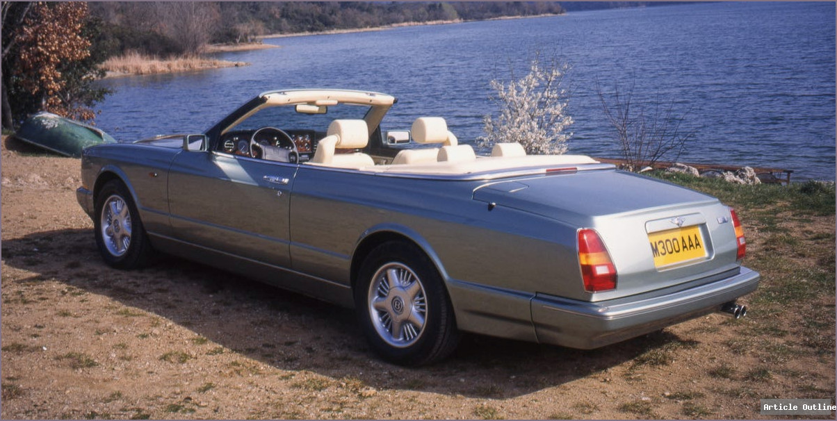 1996 Bentley Azure convertible front view