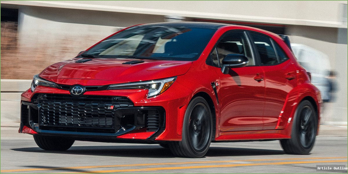 2027 Toyota GR Corolla hot hatch rally car