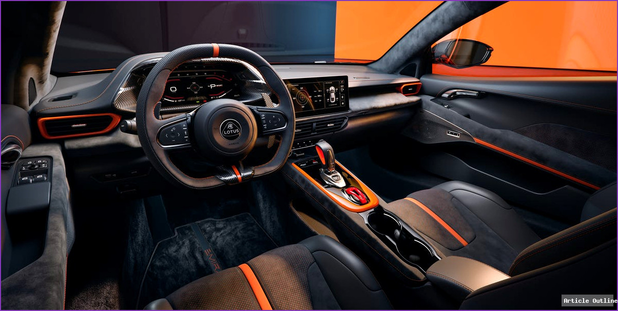 2027 Lotus Emira 420 Sport Interior
