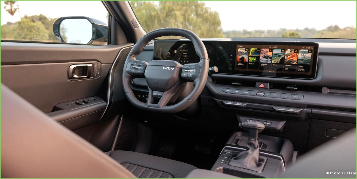 2027 Kia Seltos interior dashboard and seats
