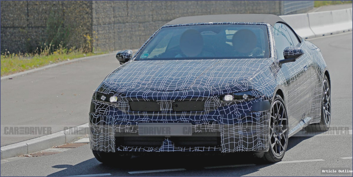 BMW i4 Convertible Spy Photo Neue Klasse
