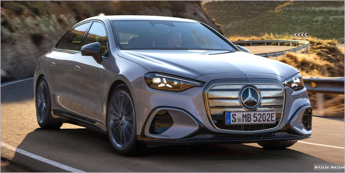 2027 Mercedes-Benz C-Class EV front and side view