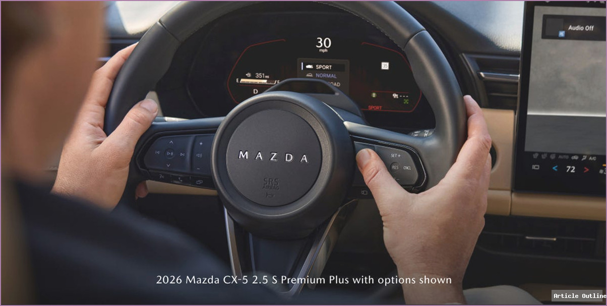 2026 Mazda CX-5 engineering and driving dynamics