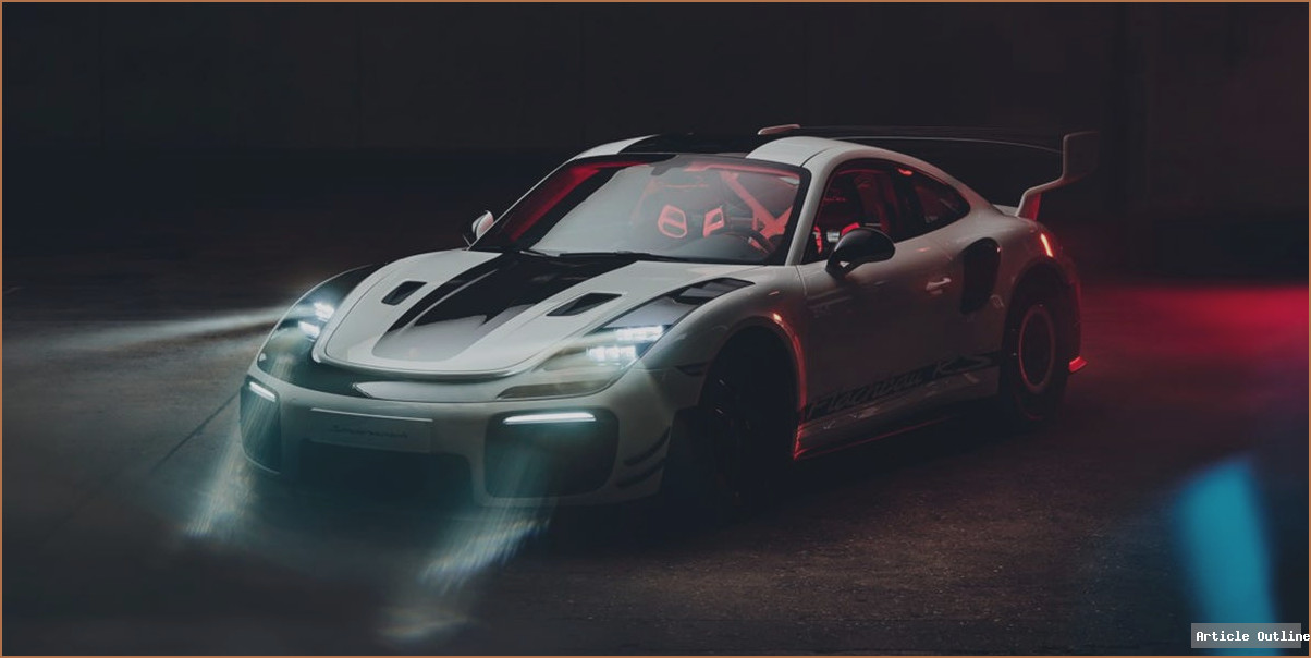 Porsche Flachbau RS slant nose front view