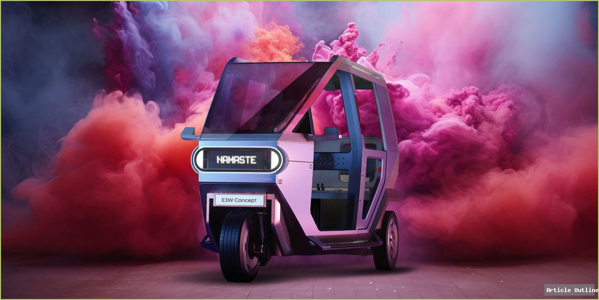 Hyundai E3W three-wheeler electric vehicle