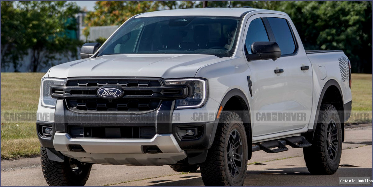 2027 Ford Ranger Tremor prototype testing