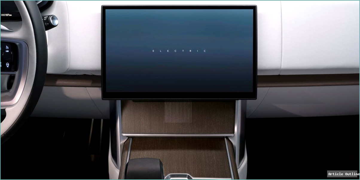 2027 Land Rover Range Rover Electric Interior