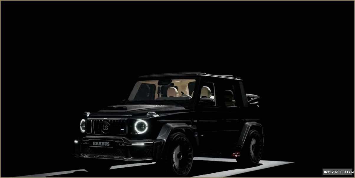 Brabus 800 Cabrio G-Class Convertible