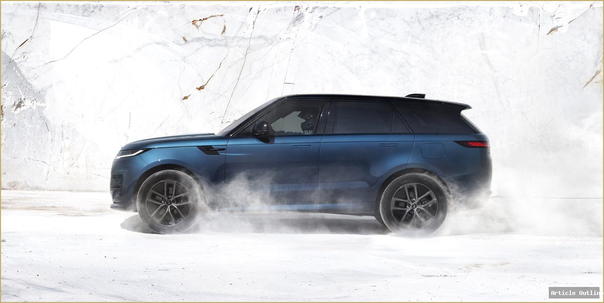 2028 Range Rover Sport Electric front view