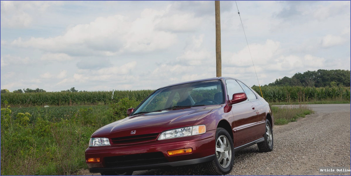 1994 Honda Accord Coupe EX front view