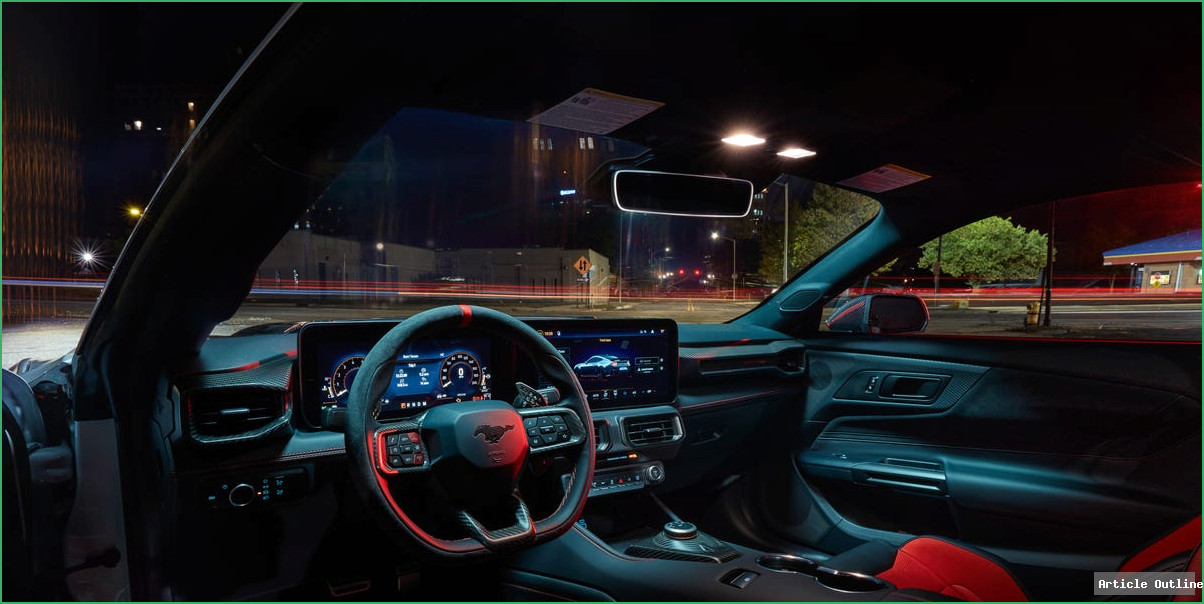 2026 Ford Mustang Dark Horse SC Interior
