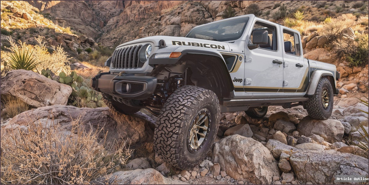 2027 Jeep Gladiator new trims and 35-inch tire option